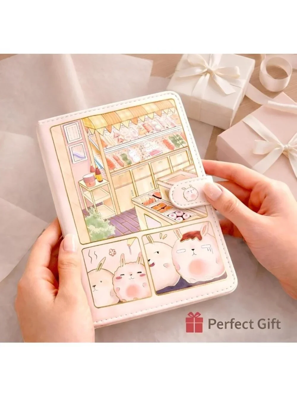 Kawaii Lined Journal - Cute Pastel Notebook for School & Office, 256 Pages